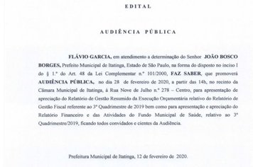 Audiência Pública 