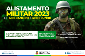 ALISTAMENTO MILITAR 2023