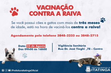 VACINAÇÃO CONTRA RAIVA