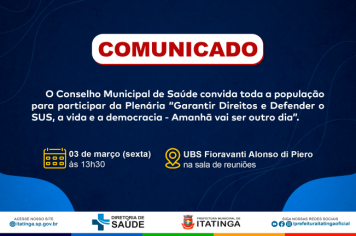 COMUNICADO!