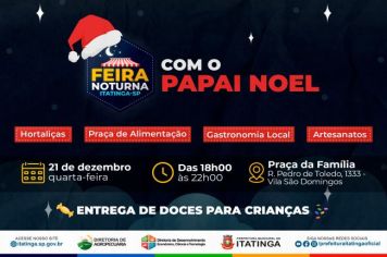 FEIRA NOTURNA COM O PAPAI NOEL!! 