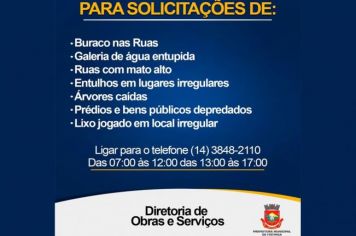 SERVIÇOS PÚBLICOS!