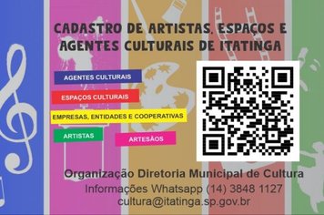 Cadastro de Artistas, Espaços e Agentes Culturais da Cidade de Itatinga