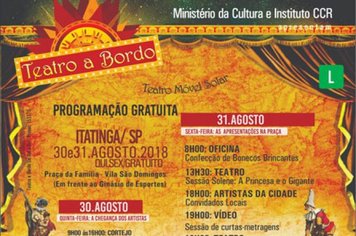 Teatro a Bordo em Itatinga. 