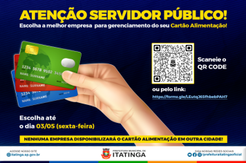 ATENÇÃO SERVIDOR PÚBLICO DE ITATINGA!