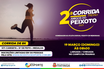 2ª CORRIDA TREINO – AMIGOS DO PEIXOTO