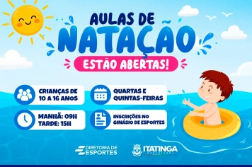 Aulas de Natação Gratuitas