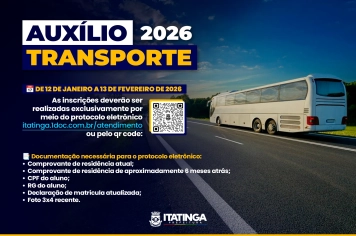 Auxílio Transporte Estudantil – 2026
