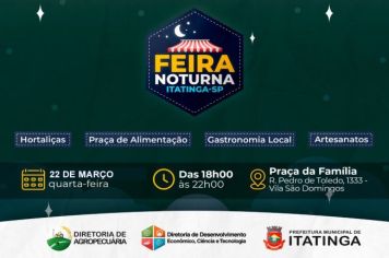 FEIRA NOTURNA NA PRAÇA DA FAMÍLIA 