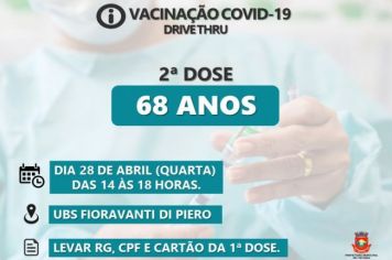 2ª DOSE - VACINAÇÃO COVID-19! 