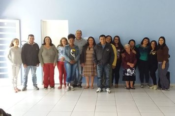 integração com os colaboradores e colaboradoras do Horta Municipal Cheiro Verde