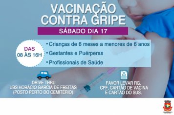 VACINA CONTRA GRIPE!