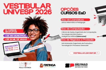 VESTIBULAR UNIVESP 2026 – INSCRIÇÕES ABERTAS