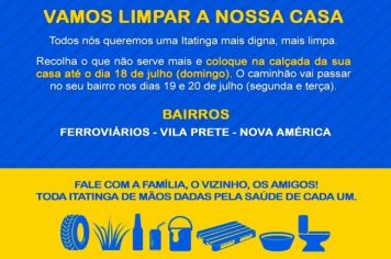 CAMPANHA BAIRRO LIMPO!