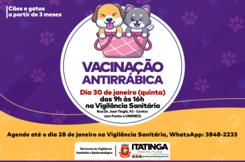 VACINAÇÃO CONTRA RAIVA - 2025