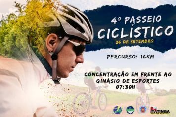 4° PASSEIO CICLÍSTICO DE ITATINGA