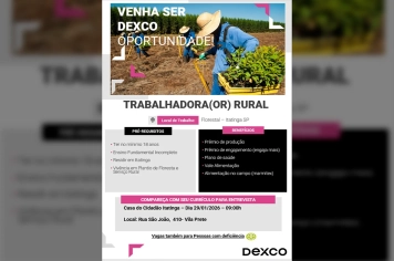 Oportunidade de Emprego – Dexco