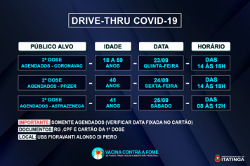 CRONOGRAMA VACINAÇÃO COVID-19