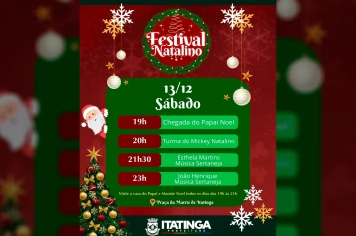 ABERTURA OFICIAL – I FESTIVAL NATALINO 2025