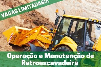 CURSO OPERAÇÃO E MANUTENÇÃO DE RETROESCAVADEIRA