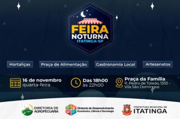 2ª FEIRA NOTURNA NA PRAÇA DA FAMÍLIA