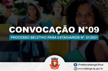 CONVOCAÇÃO DE ESTAGIÁRIOS 