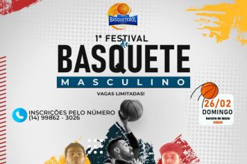 1º FESTIVAL DE BASQUETE MASCULINO