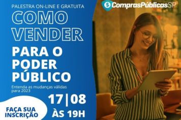 COMO VENDER PARA O PODER PÚBLICO!