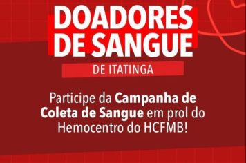 CAMPANHA DE DOAÇÃO DE SANGUE EM PROL DO HEMOCENTRO HCFMB 