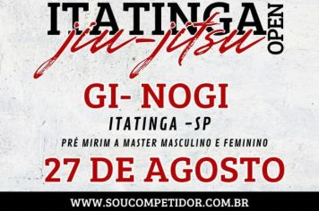 1ª COPA JIU-JITSU – ITATINGA JIU JIU OPEN