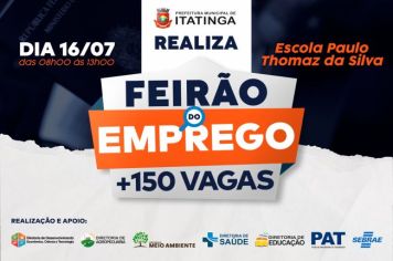 + 150 VAGAS DISPONÍVEIS 