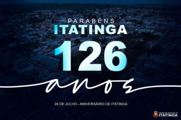Parabéns Itatinga pelos seus 126 anos de história!!