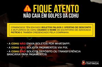 Alerta de Golpe contra Mutuários