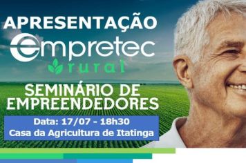 Venha aí o EMPRETEC RURAL do Sebrae!!