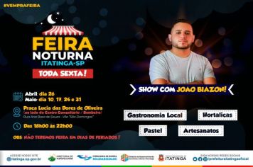 FEIRA NOTURNA!