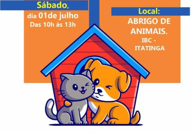 2º FEIRINHA DE ADOÇÃO ANIMAL