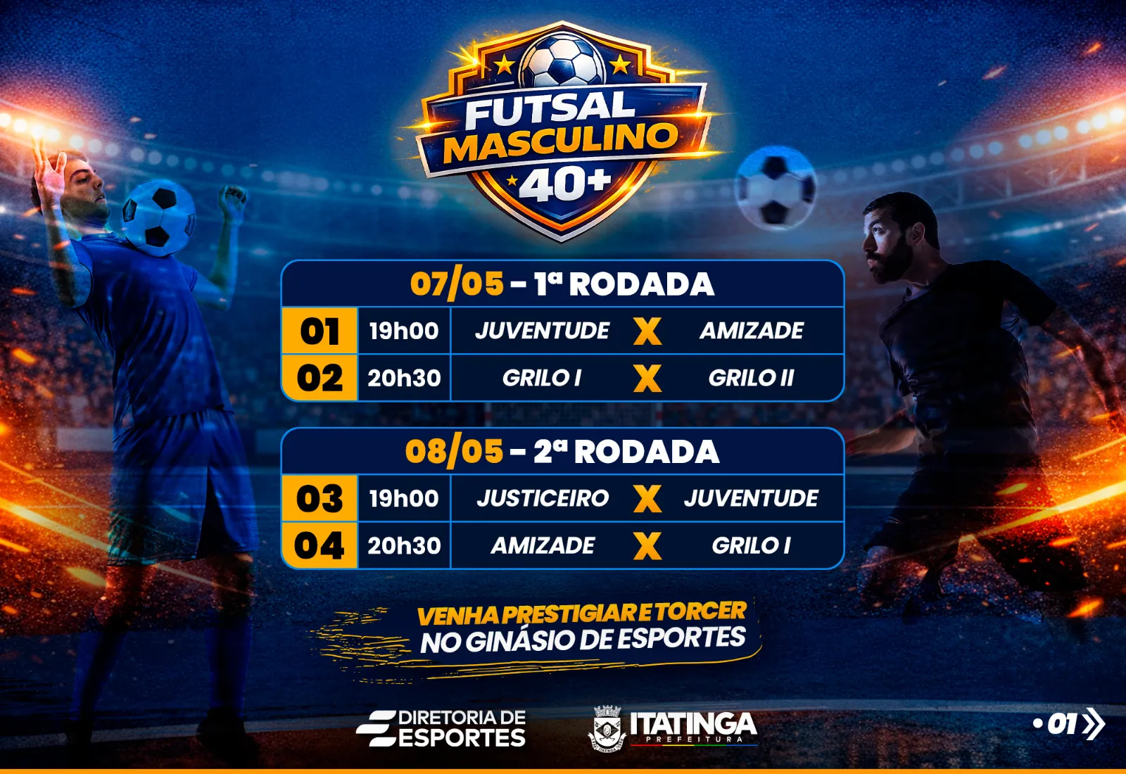 Campeonato Municipal de Futsal Veterano 40+ 2026