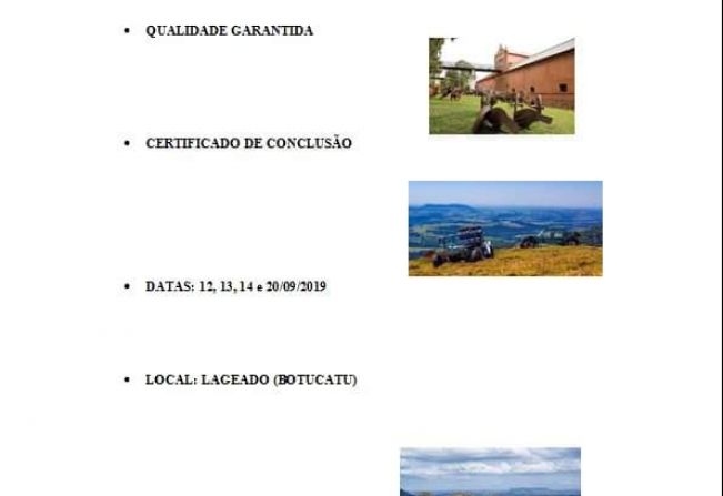 CURSO DE TURISMO NA ÁREA RURAL (SENAR)