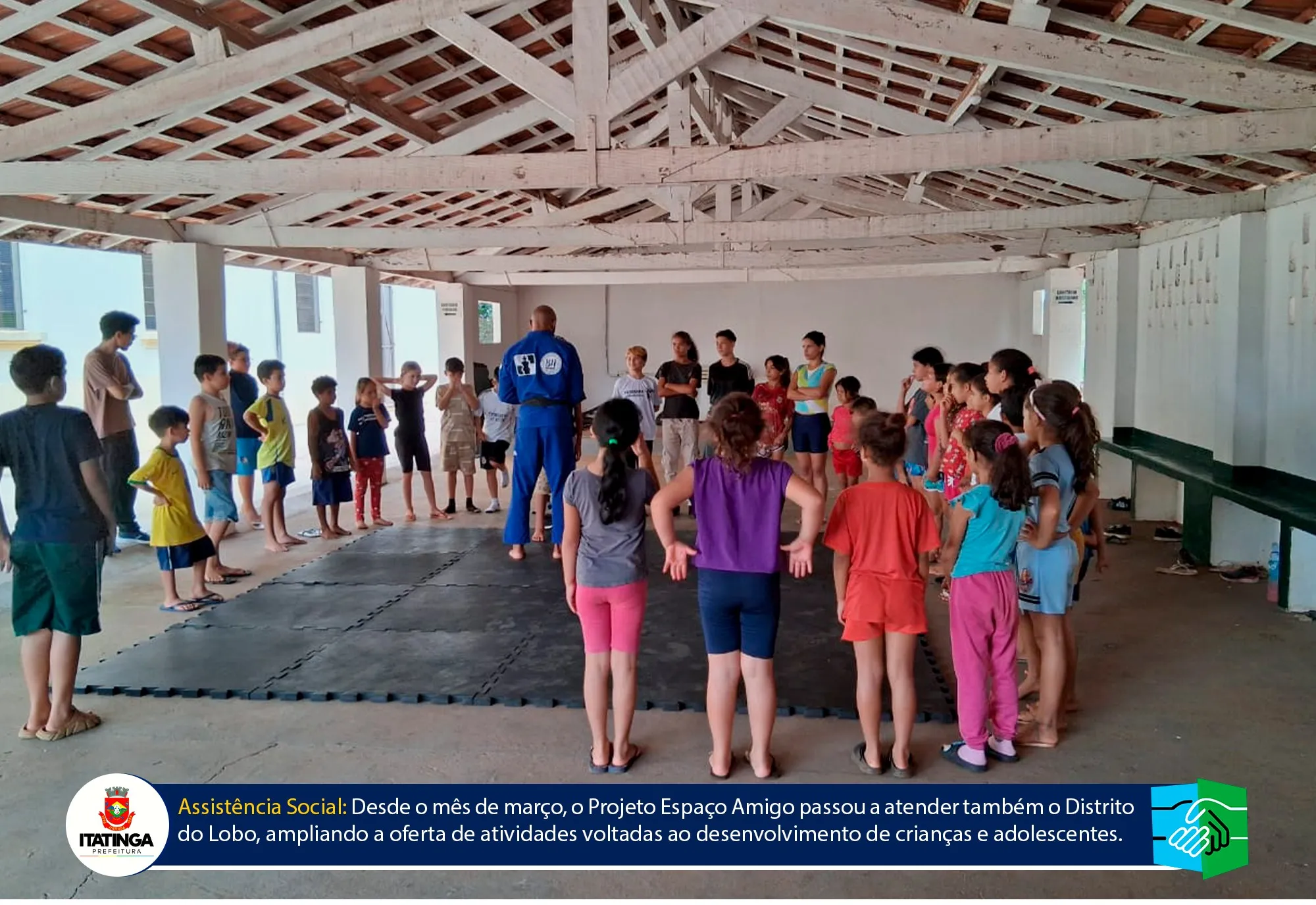 Projeto Espaço Amigo é ampliado para o Distrito do Lobo