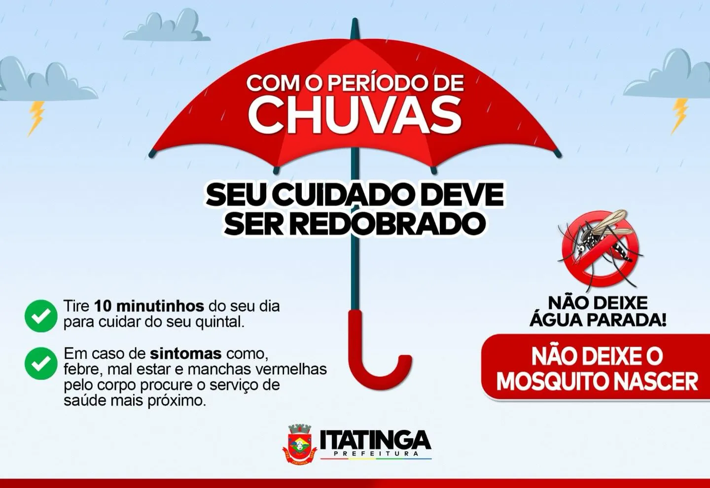 O combate à dengue não pode parar