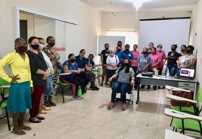 PALESTRA COM O TEMA VIOLÊNCIA CONTRA AS MULHERES 