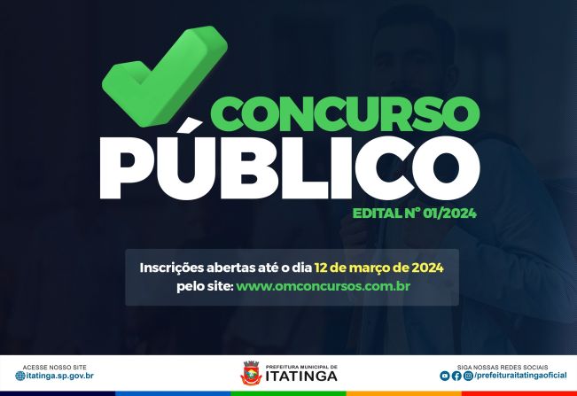 EDITAL DE CONCURSO PÚBLICO Nº 01/2024
