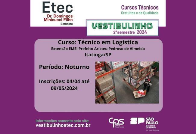 CURSO: TÉCNICO EM LOGÍSTICA 