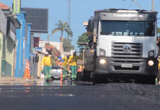 Pavimentação da Rua Dep. Narciso Pieroni