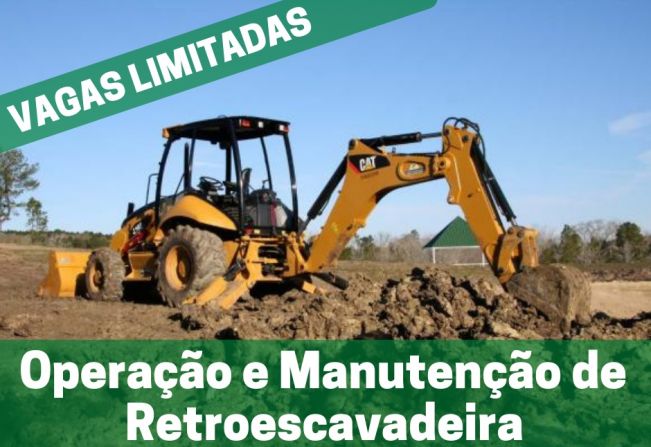 CURSO OPERAÇÃO E MANUTENÇÃO DE RETROESCAVADEIRA