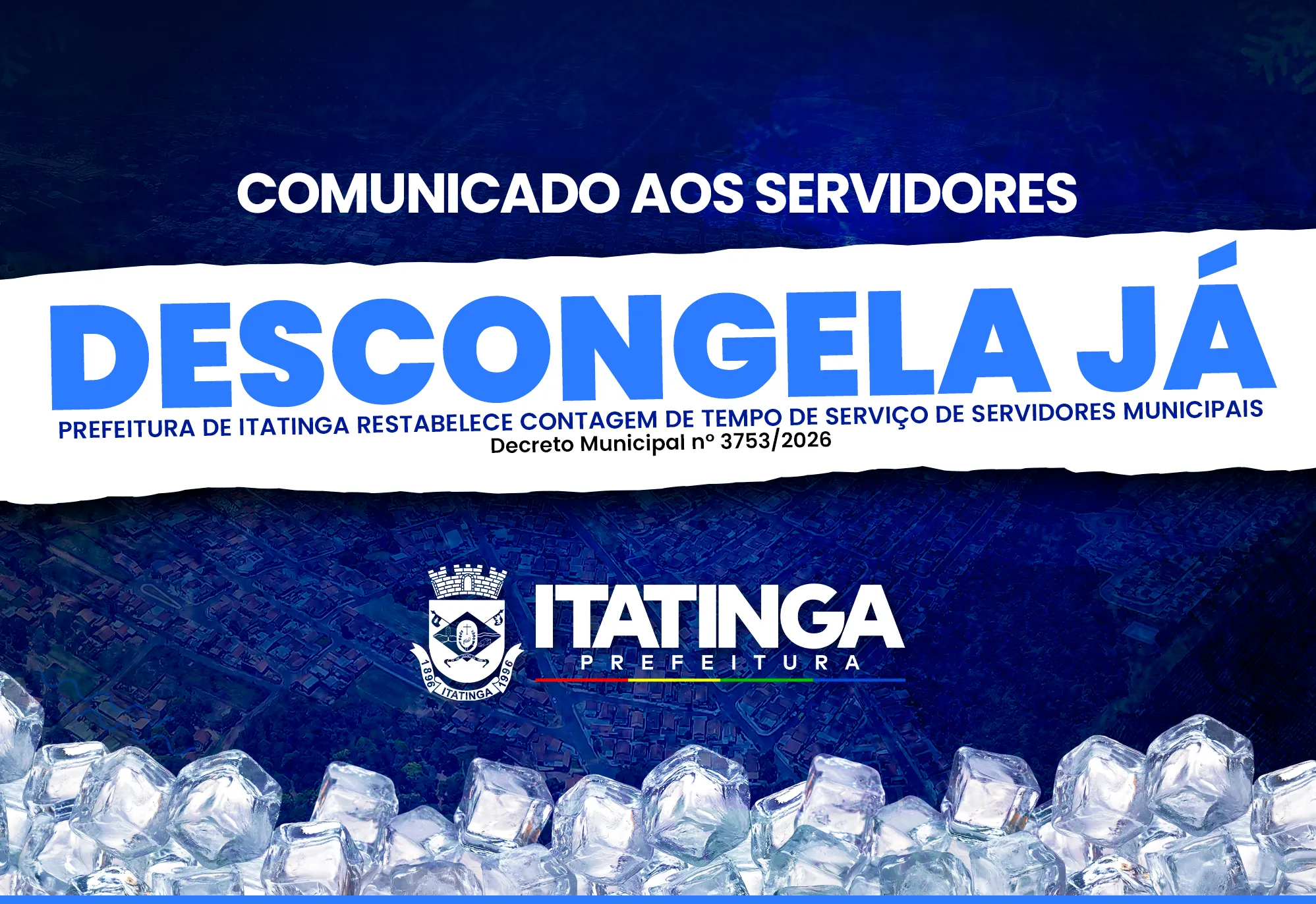 Prefeitura de Itatinga restabelece contagem de tempo de serviço dos servidores municipais