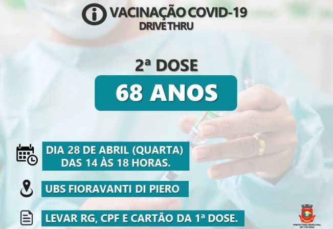 2ª DOSE - VACINAÇÃO COVID-19! 