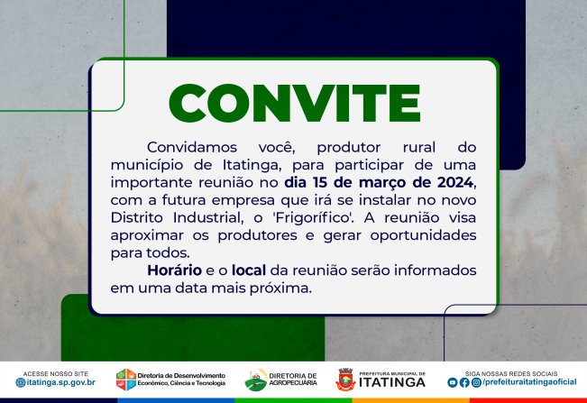 ATENÇÃO PRODUTOR RURAL!