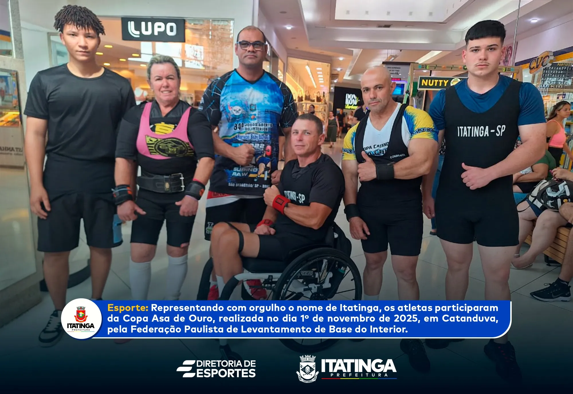 Atletas itatinguenses se destacam na Copa Asa de Ouro em Catanduva!