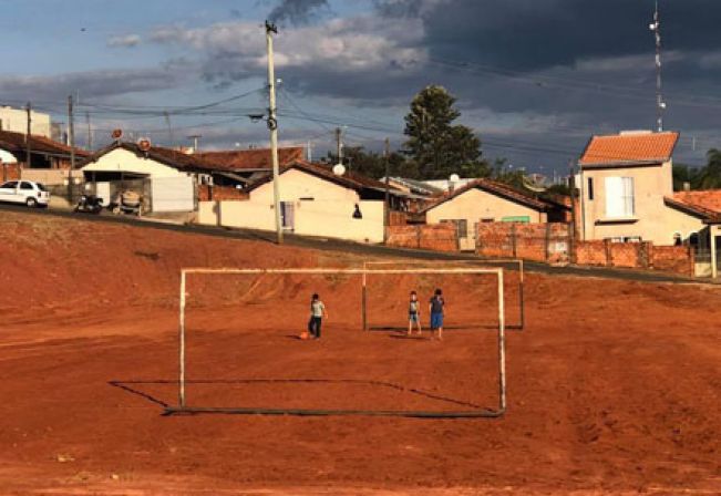 Campo de Futebol. 